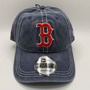 Boston Red Sox New Era 9Twenty Washed Contrast Blue Adjustable Hat OSFM